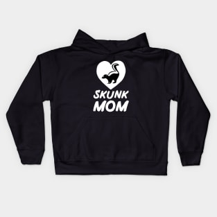Skunk Mom for Skunk Lovers Kids Hoodie